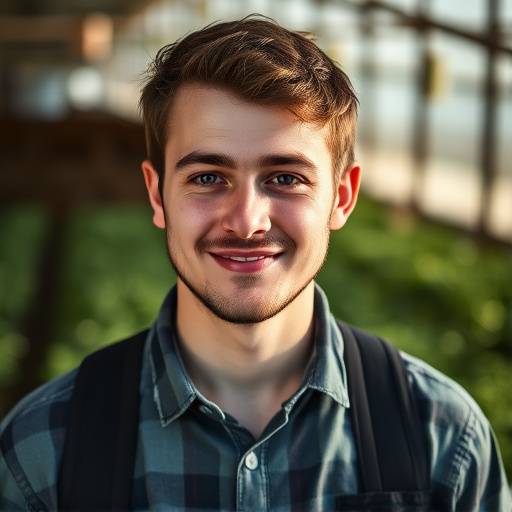 Porträt von Stefan Müller, einem Landwirtschaftsstudenten